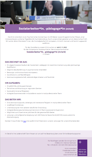 Attachment Stellenbeschreibung_Sozialdienst Klinik Hohe Mark.png